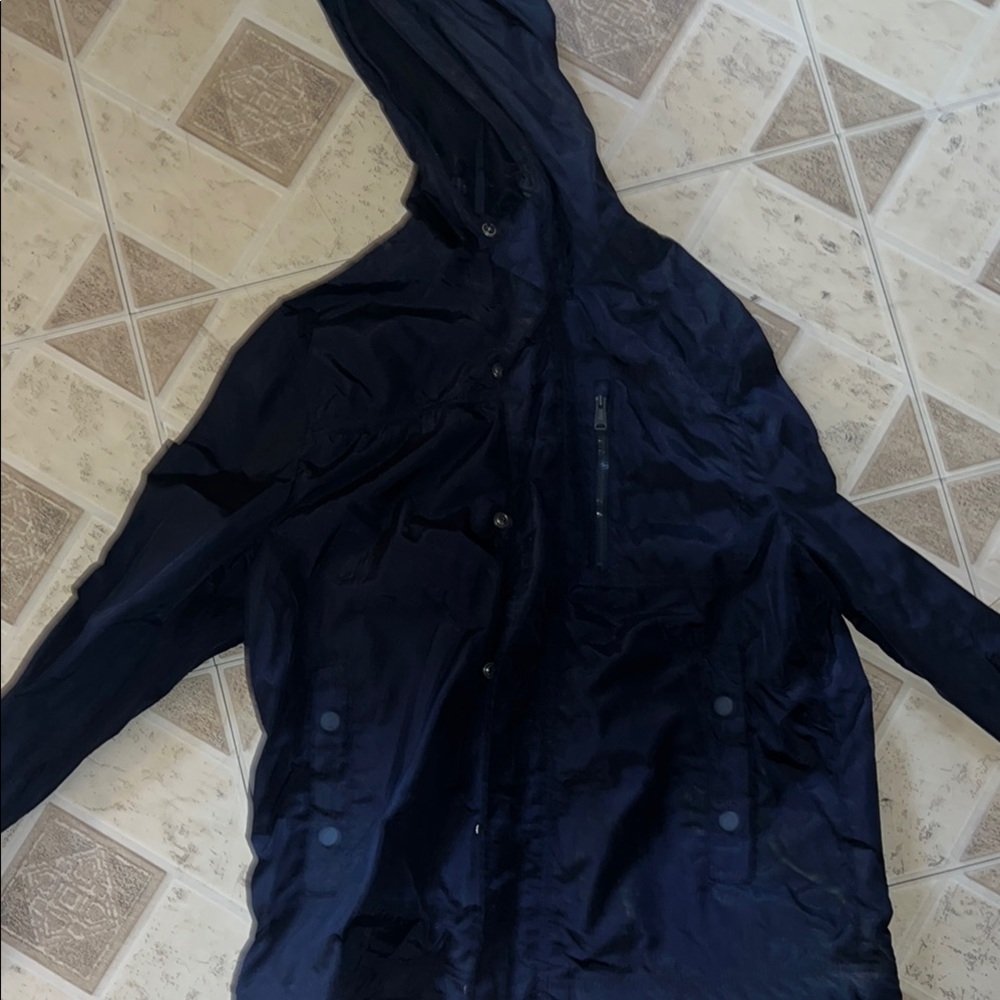 Men's Black Hooded Jacket